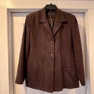 Microsuede ladies blazer size 10